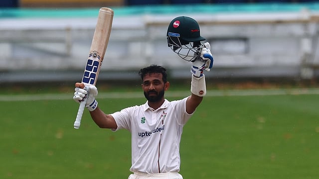 Ajinkya Rahane Hits His First Century For Leicestershire In County Cricket