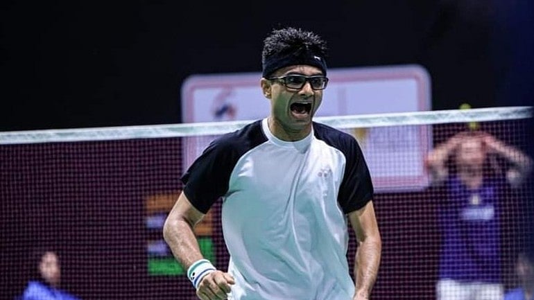 X/@ddsportschannel : Suhas Yathiraj.