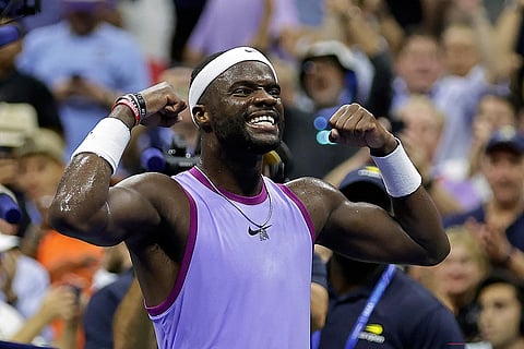 Frances Tiafoe, of the United States