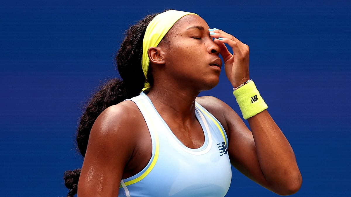 Coco Gauff is out of the US Open after her defeat to Emma Navarro - null