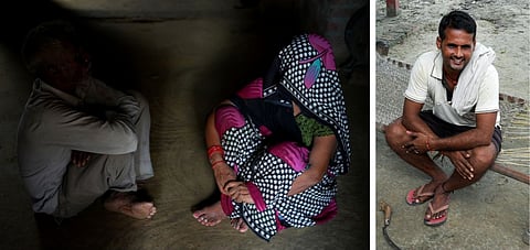 Same place, different lives: While the victims’ family lives in squalor, accused Urmesh Yadav is on bail, married, with a toddler of his own