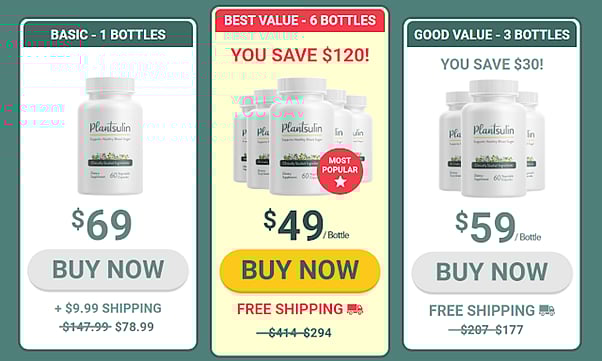 Plantsulin Pricing