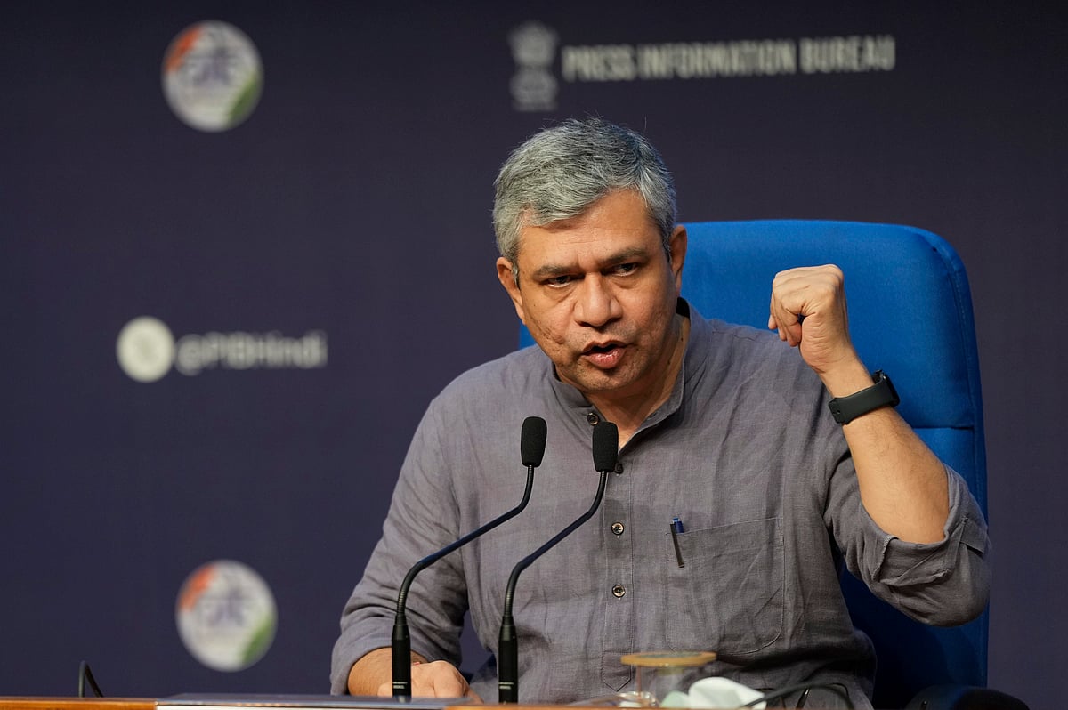 Ashwini Vaishnaw during cabinet briefing