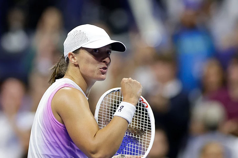 US Open tennis championships 2024 Iga Swiatek vs Liudmila Samsonova_1
