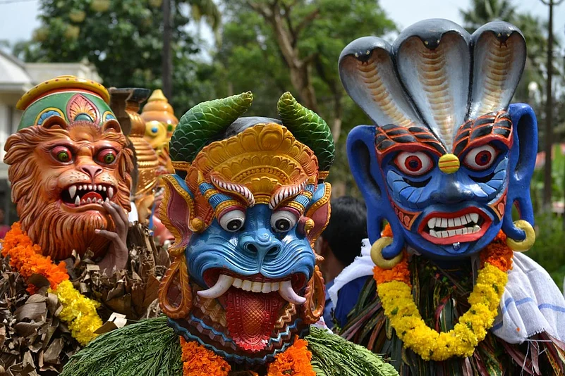 Kummattikali: The Vibrant Masked Dance