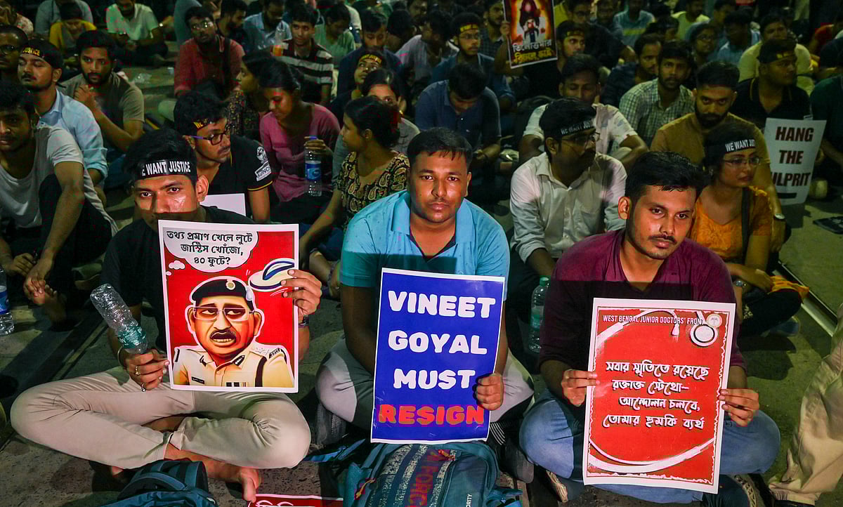 Protest over Kolkata doctor murder case