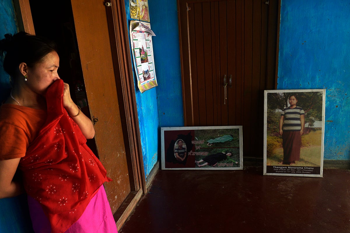 Sandipan Chatterjee/Outlook : At the house of Thangjam Manorama in East Imphal, Manipur