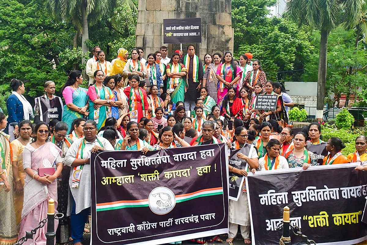 Protests for assent to Shakti bill