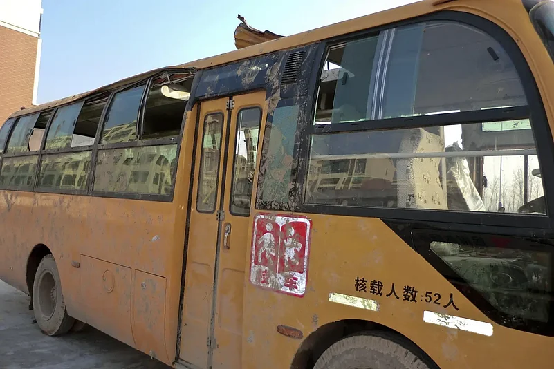 China school bus crash