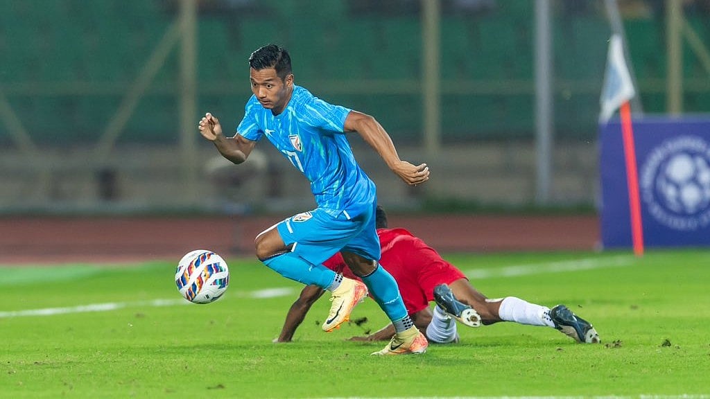 India vs Mauritius at Intercontinental Cup. - X/IndianFootball
