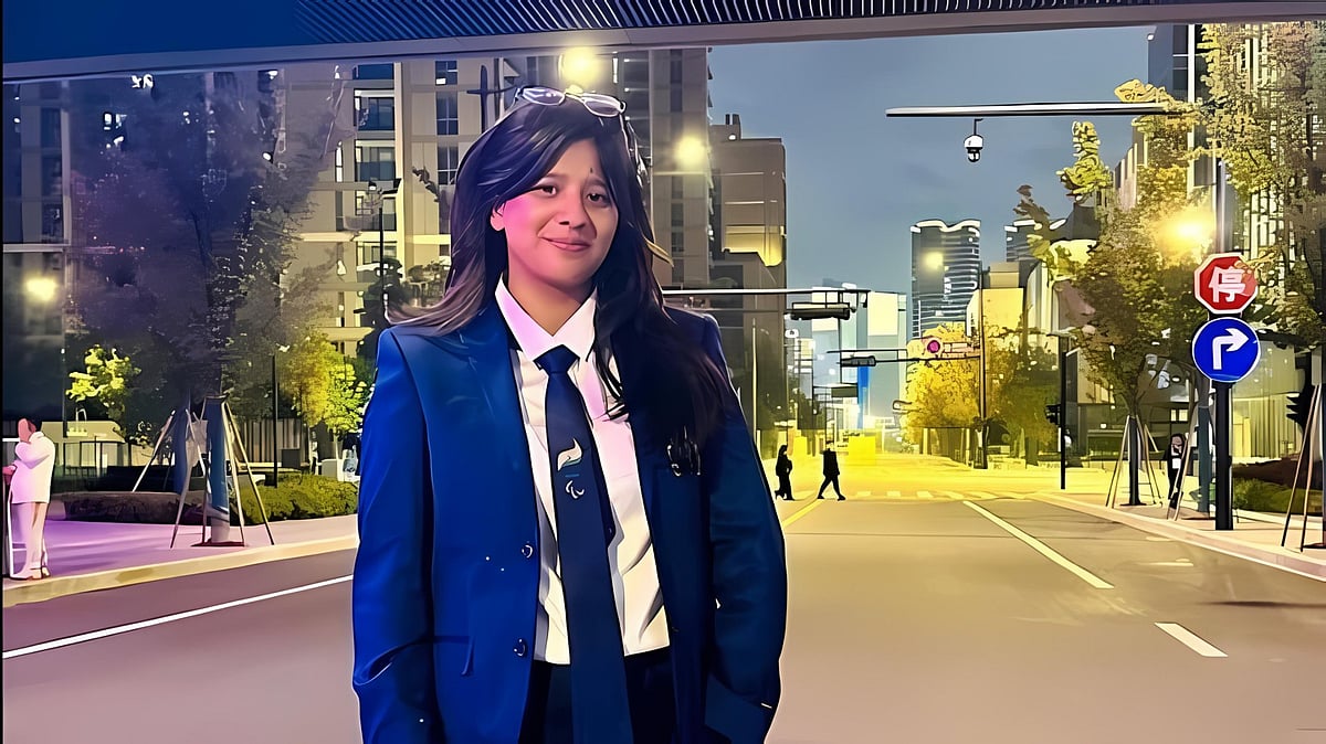 Photo: X | ABVPJNU : Indian shot-putter, Amisha Rawat.