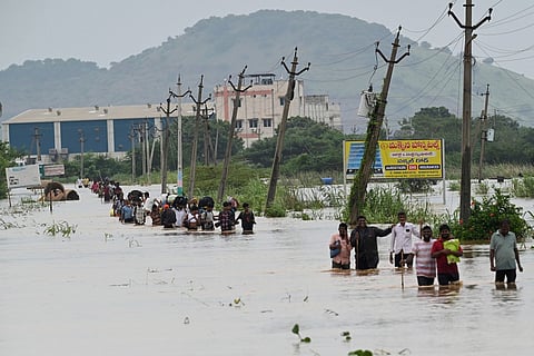 Flood-hit Vijayawada |