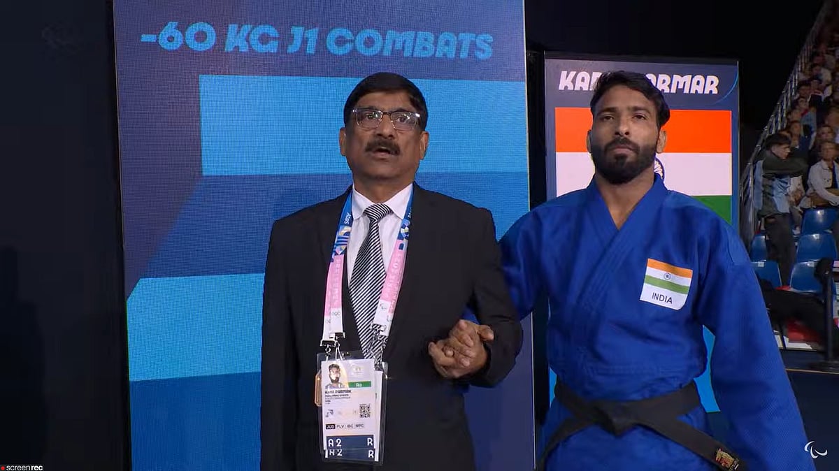 X : Indian para athlete Kapil Parmar