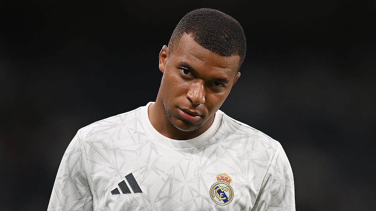 Kylian Mbappe needed four league games to get off the mark for Real Madrid - null