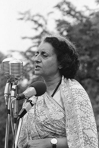 Former Prime Minister Indira Gandhi