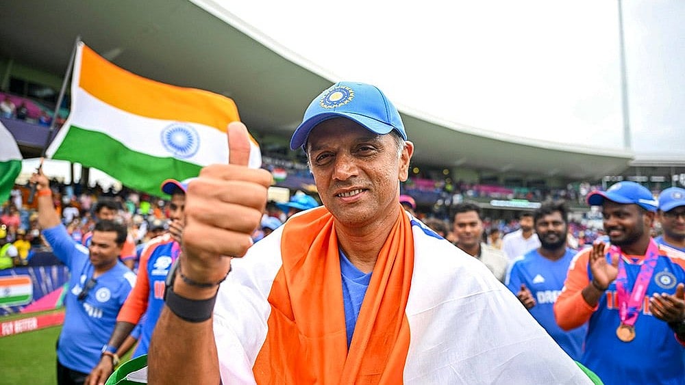 Rahul Dravid after T20 World Cup final 