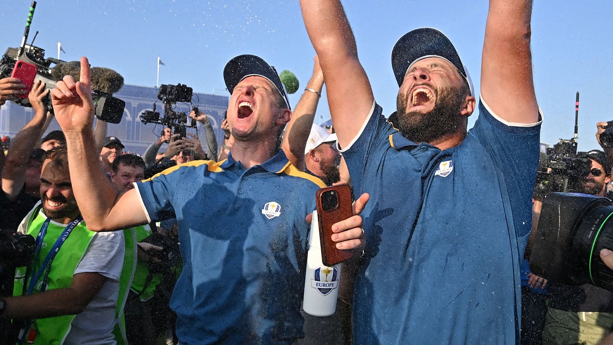 Europe's Justin Rose and Jon Rahm