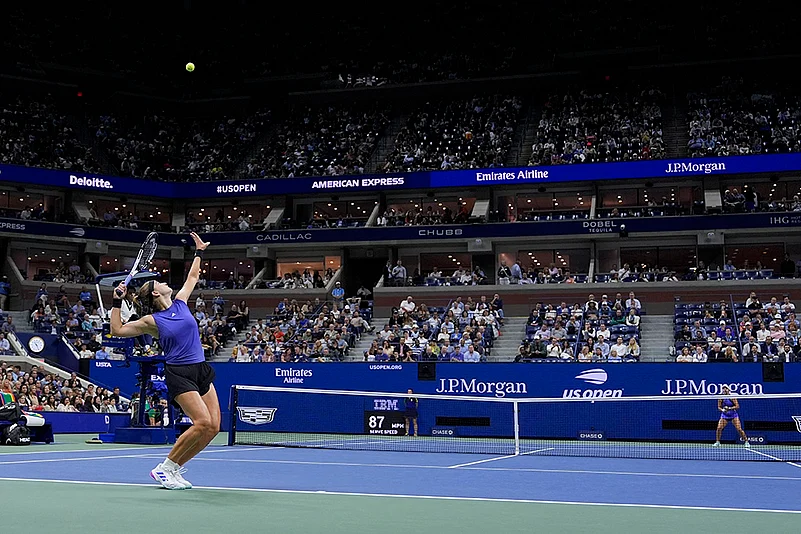 2024 US Open Tennis Championships Semifinal Jessica Pegula vs Karolina Muchova_8