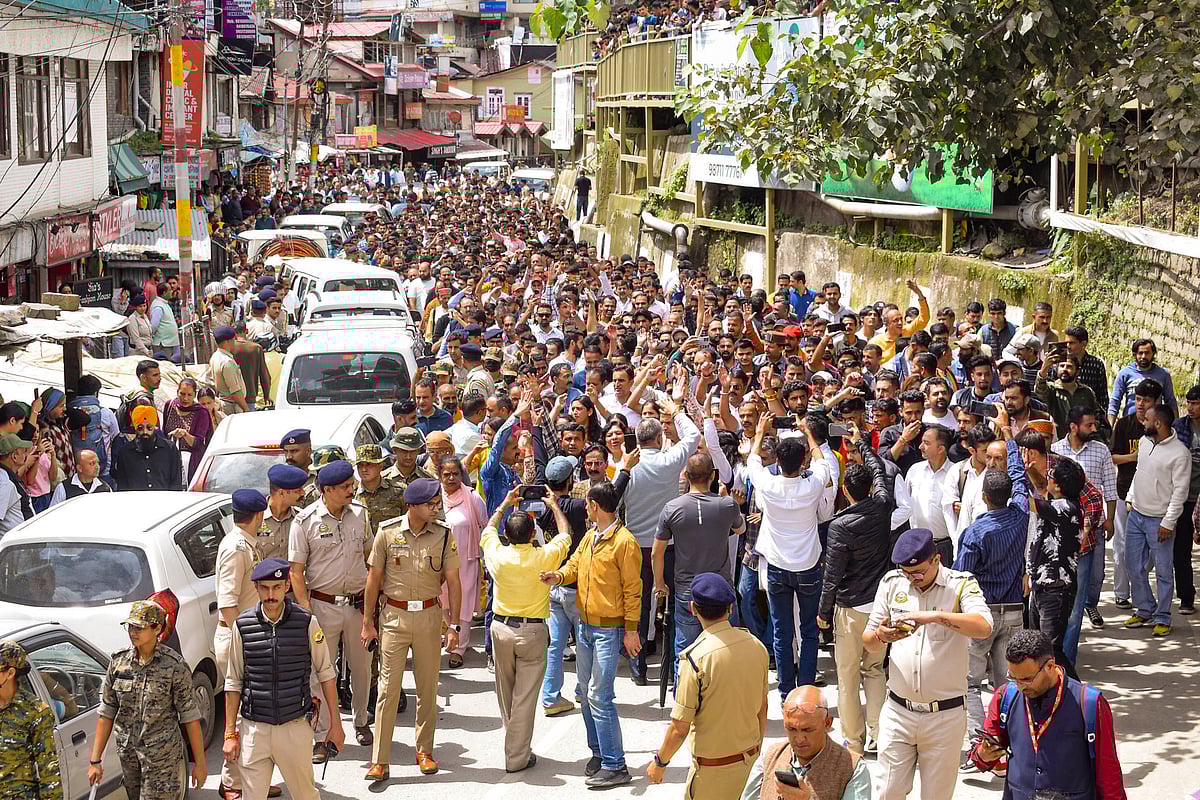 Protest against illegal construction of Sanjauli mosque In Shimla, Himachal Pradesh