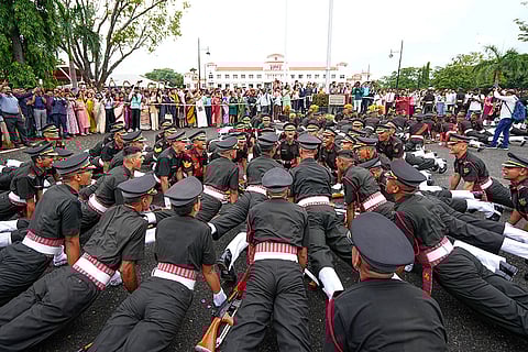 Passing out parade at OTA, Chennai