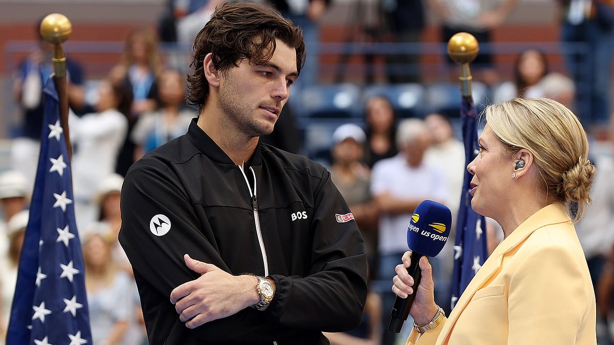 Taylor Fritz is "sorry" for loss in US Open final.