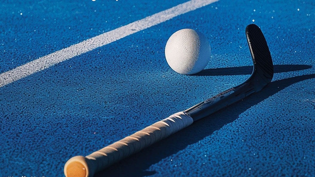 X/HockeyIndia : Representative image showing hockey stick and ball.
