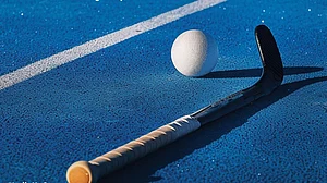 X/HockeyIndia : Representative image showing hockey stick and ball.