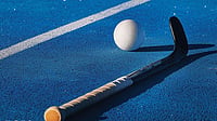 X/HockeyIndia : Representative image showing hockey stick and ball.