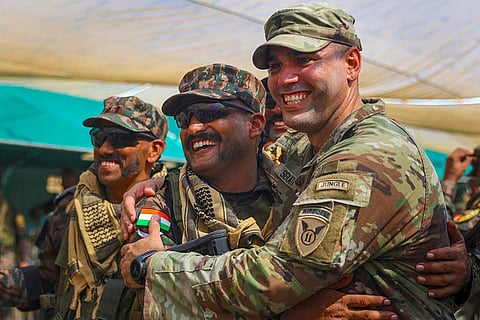 India-America joint military exercise