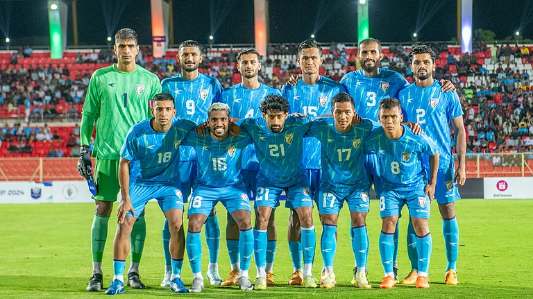 India lost 0-3 to Syria in the last league game of the Intercontinental Cup. - AIFF