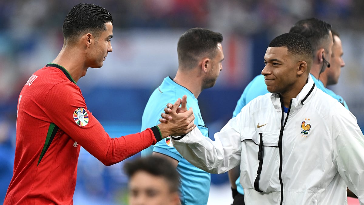 Cristiano Ronaldo and Kylian Mbappe faced off at Euro 2024