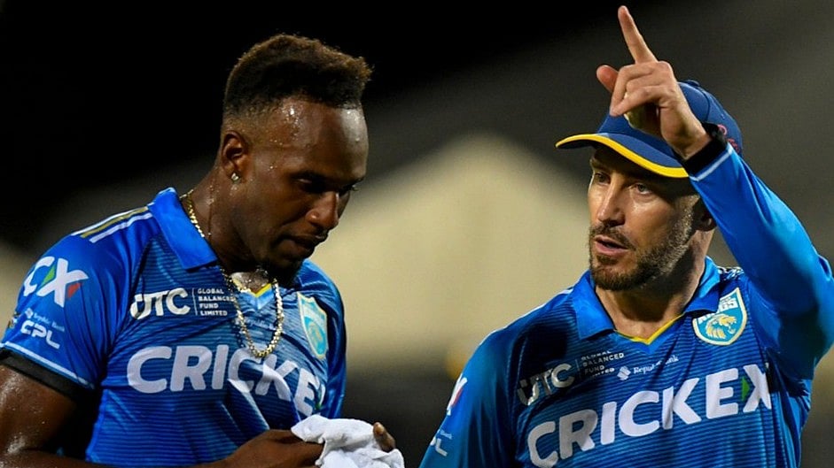 X | Saint Lucia Kings : Saint Lucia Kings at Caribbean Premier League 2024. 