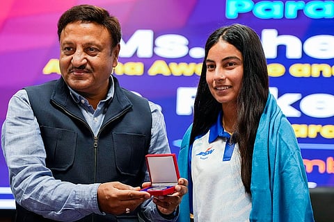 Para-archer Sheetal Devi felicitated