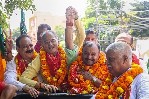 Nomination rally in Jammu