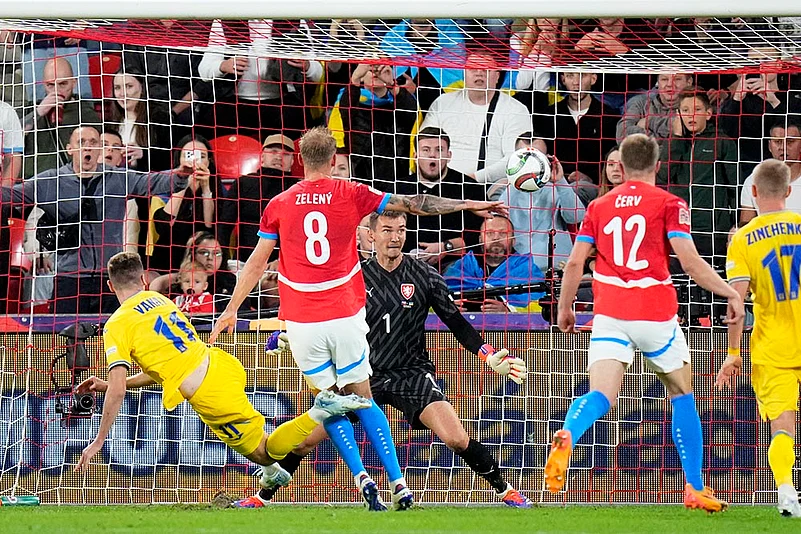 Football: UEFA Nations League 2024-25, Czech Republic vs Ukraine
