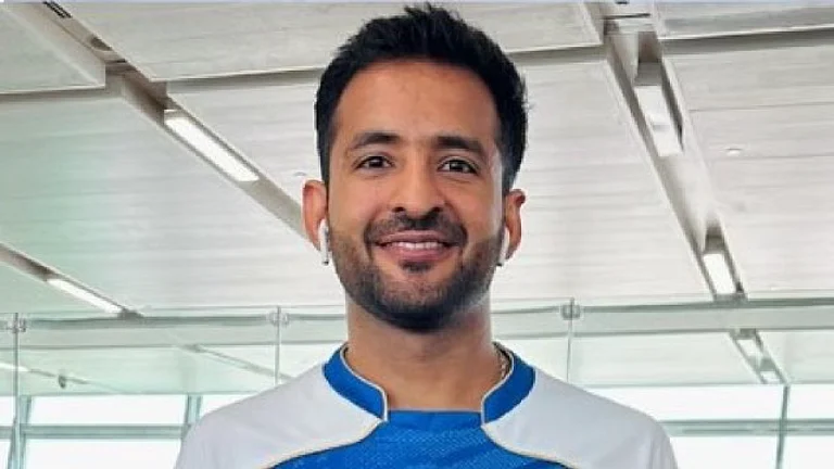 India's Paralympic champion shuttler Nitesh Kumar. - File