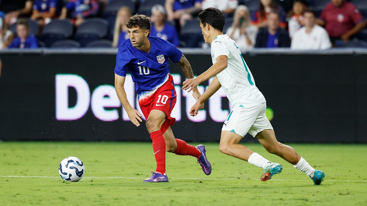 Pulisic in action against New Zealand - null