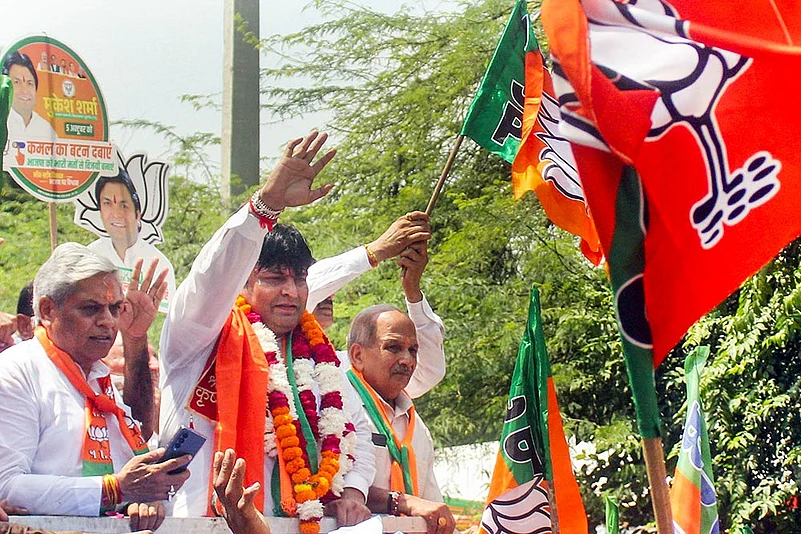 BJP candidate Mukesh Sharma