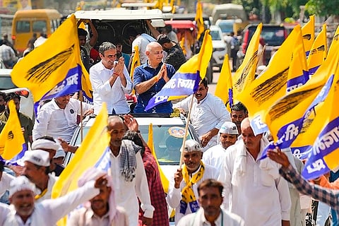 Manish Sisodia in Haryana