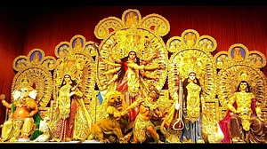 Celebrating Durga Puja In Kolkata