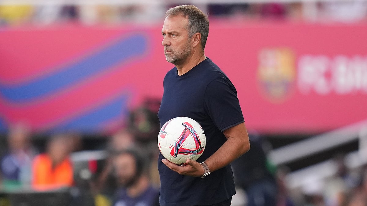 Barcelona head coach Hansi Flick