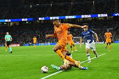 Real Madrid's Kylian Mbappe