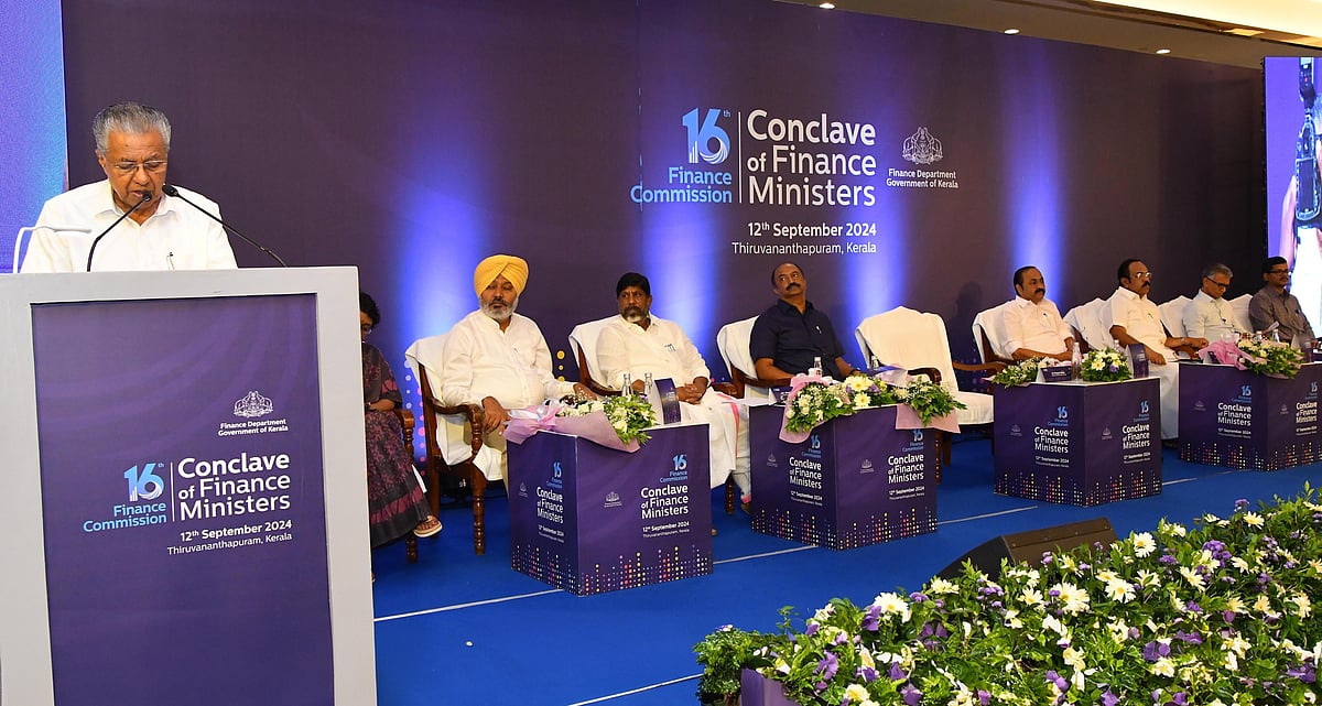 Pinarayi Vijayan/X.com : Kerala Chief Minister Pinarayi Vijayan inaugurating the Conclave Of Finance Ministers on the 16th Finance Commission.