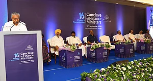 Pinarayi Vijayan/X.com : Kerala Chief Minister Pinarayi Vijayan inaugurating the Conclave Of Finance Ministers on the 16th Finance Commission.