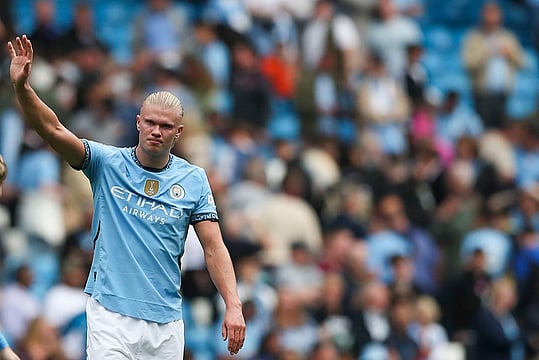 English Premier League: Erling Haaland's Brace Takes Manchester City Home Against Brentford - In Pics