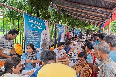 Doctors protest in Siliguri