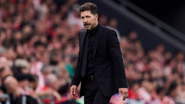Atletico Madrid head coach Diego Simeone - null