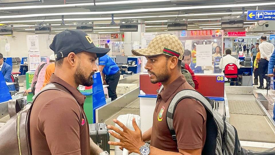 Photo: X | Bangladesh Cricket : Bangladesh cricket team players in Chennai.