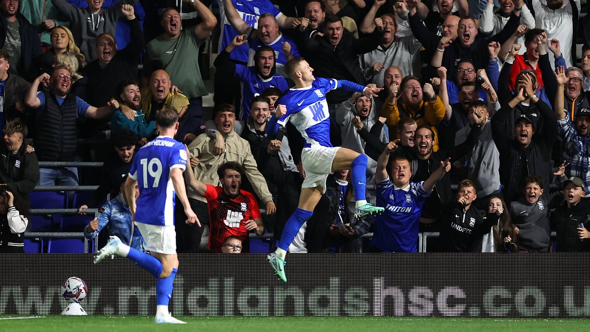 Jay Stansfield scored twice in Birmingham's triumph over Wrexham