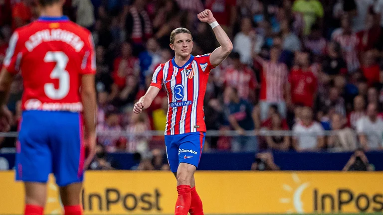 Atletico Madrid goalscorer Conor Gallagher - null